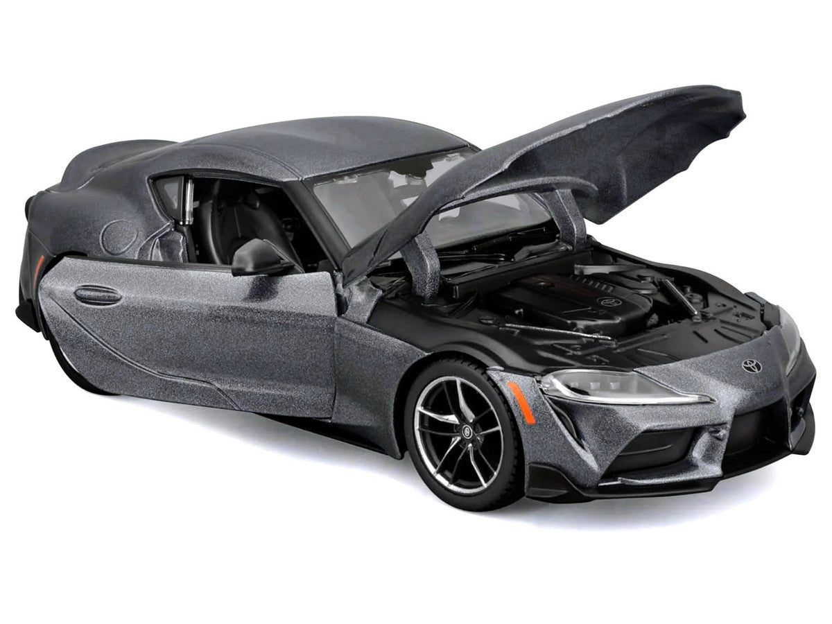 Toyota GR Supra Gray Metallic "Special Edition" Series 1/24 Diecast Model Car by Maisto Maisto