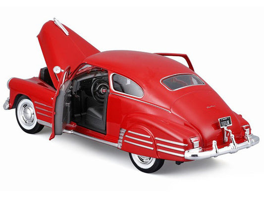 1948 Chevrolet Fleetline Aerosedan Red "Special Edition" Series 1/25 Diecast Model Car by Maisto Maisto