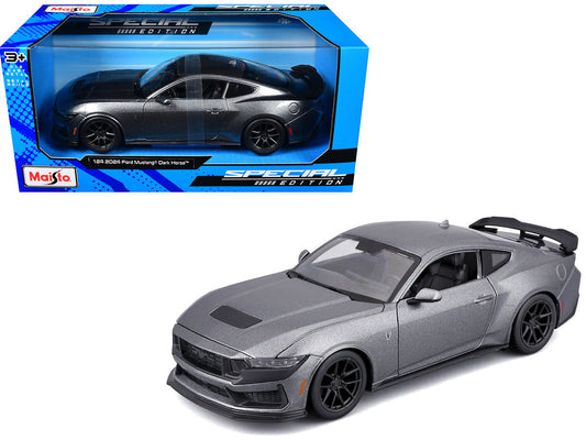 2024 Ford Mustang Dark Horse Dark Gray Metallic "Special Edition" Series 1/24 Diecast Model Car by Maisto Maisto