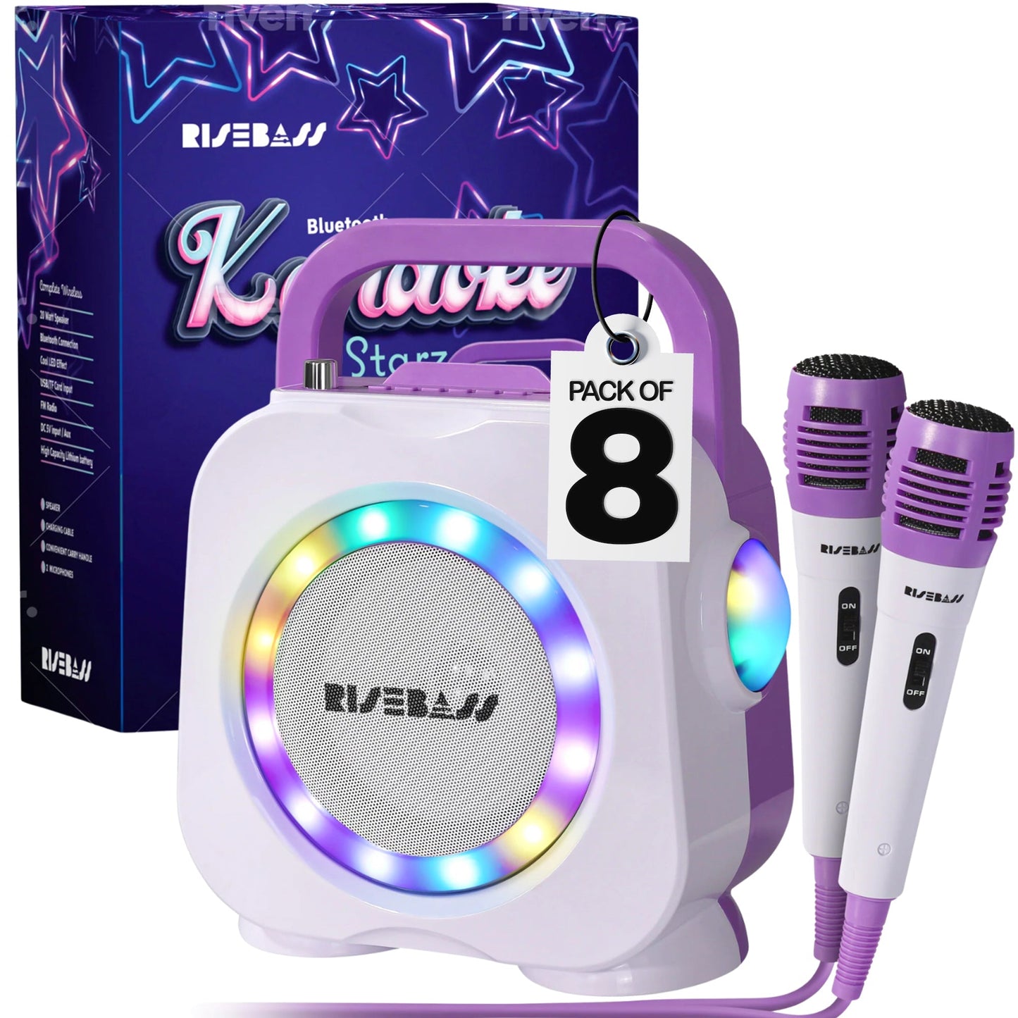 Karaoke Machine for Kids - Bluetooth Speaker with 2 Microphone - Portable Kids Karaoke Machine for Girls and Boys - Birthday Gift for Girls and Boys Ages 2 Years Old and Up. LuxuryLifeWay Online Store