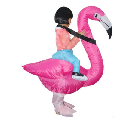 Creative toys Halloween Christmas Flamingo cosplay dress up inflatable suit party spoof costume props CJD