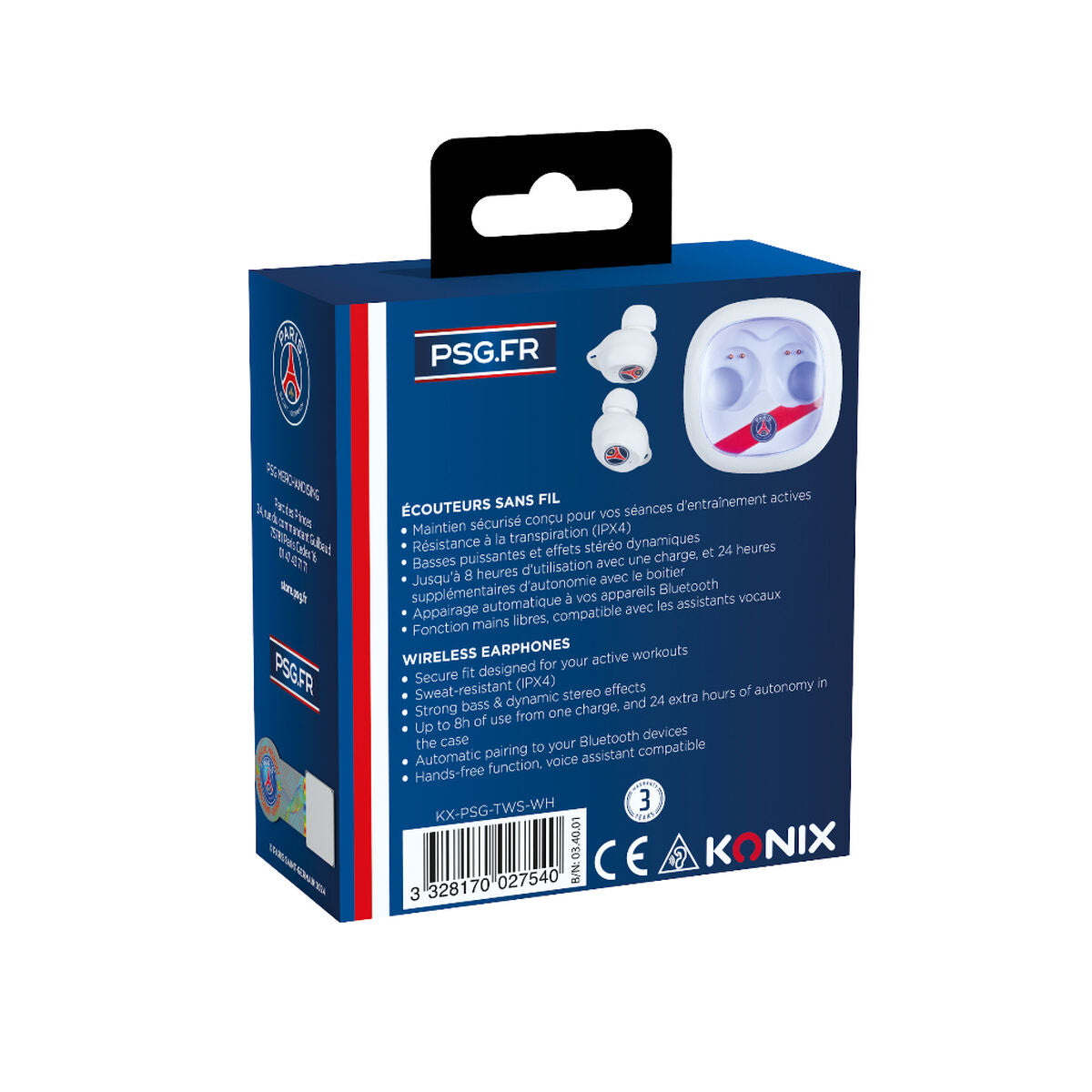 Headphones KONIX White-11