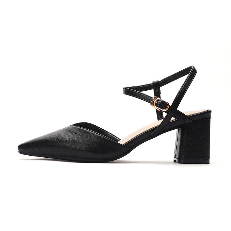 Fuhao 2020 Women's High Heel Sandals with Ankle Strap Best YouTube Store