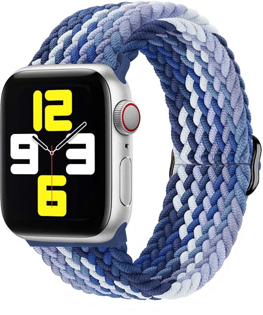 Nylon Braided Solo Loop Strap For Apple Watch