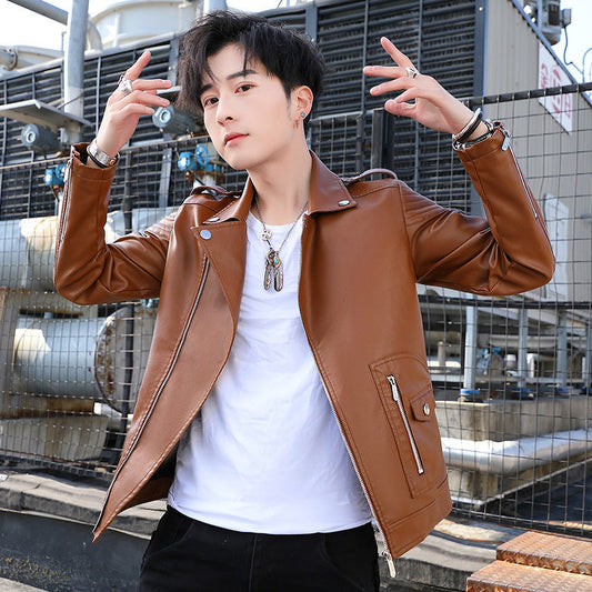 Motorcycle leather jacket LadyShow.Store