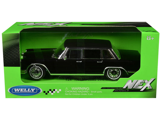 1963 Mercedes-Benz 600 Black "NEX Models" Series 1/24 Diecast Model Car by Welly Welly