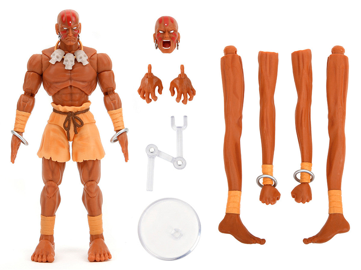 Dhalsim 6" Moveable Figure with Alternate Head and Limbs "Ultra Street Fighter II: The Final Challengers" (2017) Video Game Model by Jada Jada