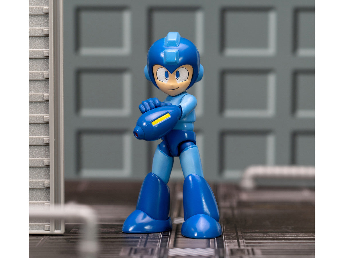 Mega Man 4.5" Moveable Figure with Accessories and Alternate Head and Hands "Mega Man" (1987) Video Game model by Jada Jada