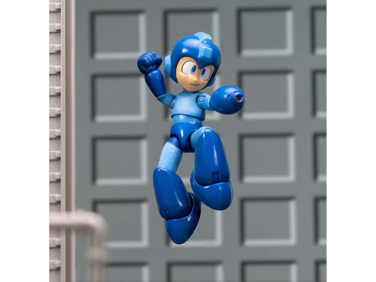 Mega Man 4.5" Moveable Figure with Accessories and Alternate Head and Hands "Mega Man" (1987) Video Game model by Jada Jada