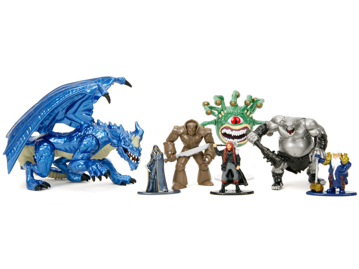 "Dungeons and Dragons" Set of 7 Diecast Figures by Jada Jada
