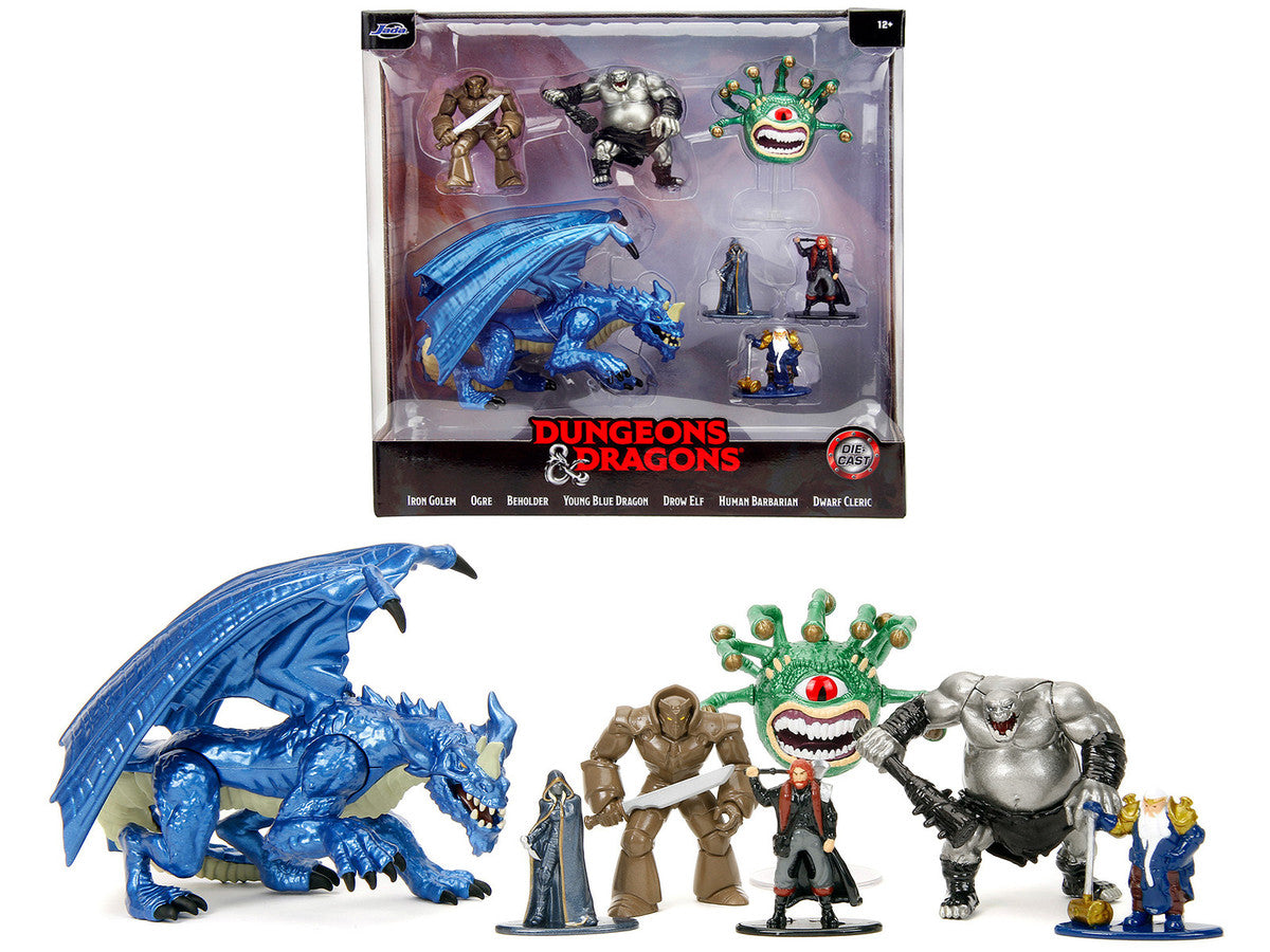 "Dungeons and Dragons" Set of 7 Diecast Figures by Jada Jada