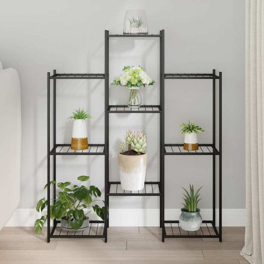Flower Stand 32.7"x9.8"x39.4" Black Iron W2B