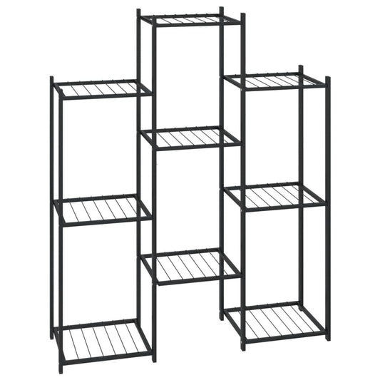 Flower Stand 32.7"x9.8"x39.4" Black Iron W2B