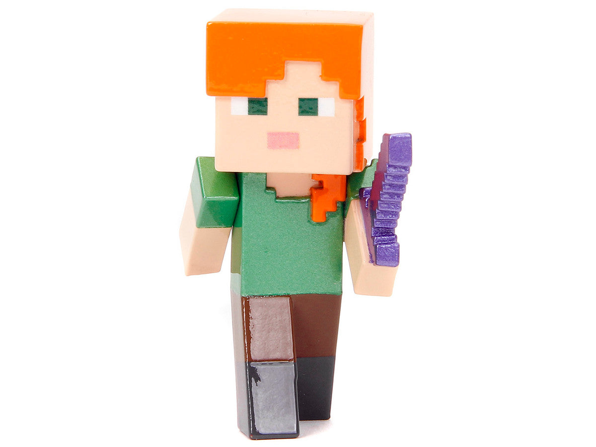 Set of 4 Diecast Figures "Minecraft" Video Game "Metalfigs" Series Diecast Models by Jada Jada