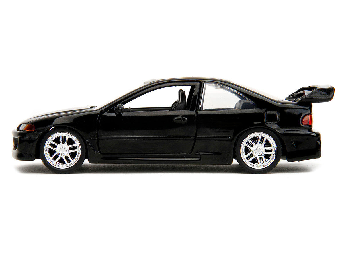 Heist Honda Civic EJ1 Black "The Fast and the Furious" (2001) Movie "Fast & Furious" Series 1/32 Diecast Model Car by Jada Jada