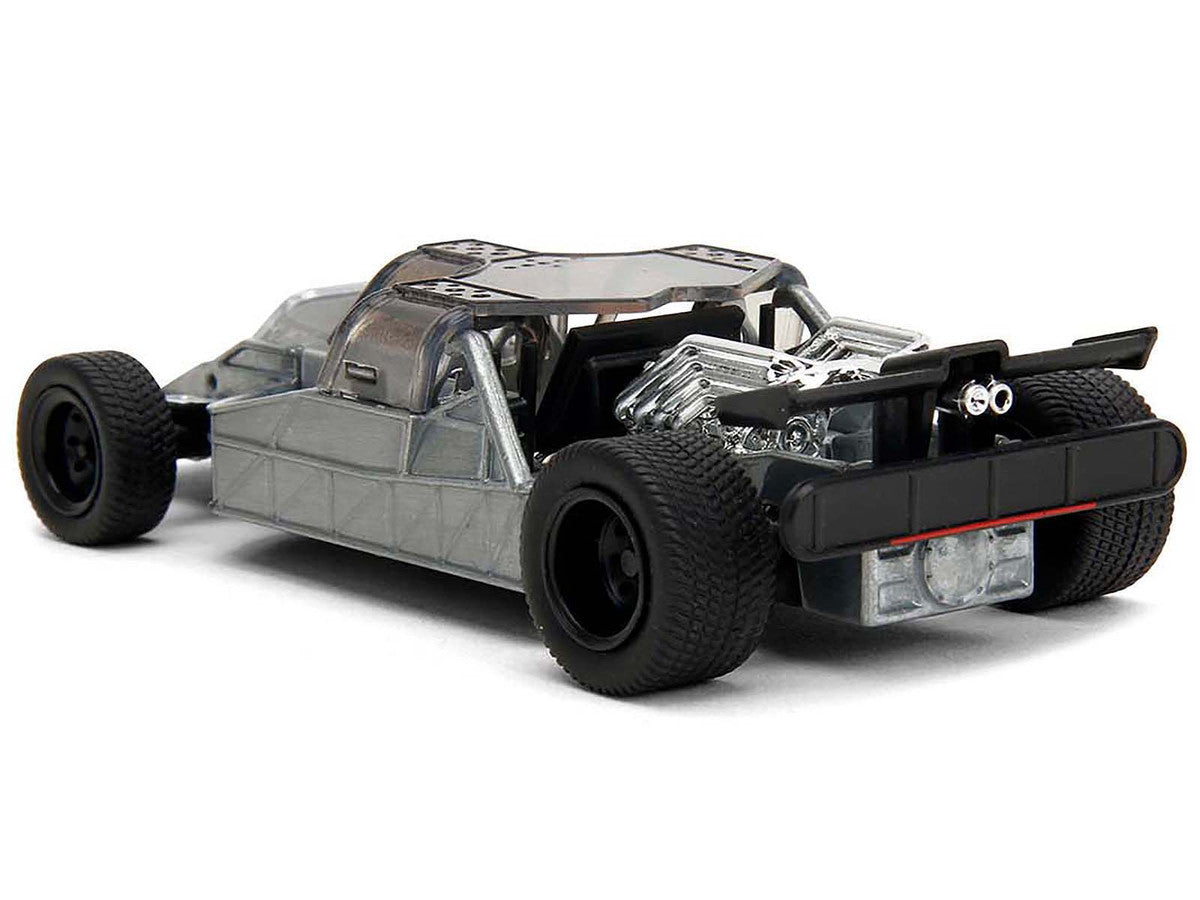 Flip Car Raw Metal "Fast & Furious 6" (2013) Movie "25 Years of Fast & Furious" Series 1/32 Diecast Model Car by Jada Jada