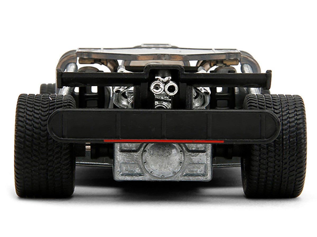 Flip Car Raw Metal "Fast & Furious 6" (2013) Movie "25 Years of Fast & Furious" Series 1/32 Diecast Model Car by Jada Jada