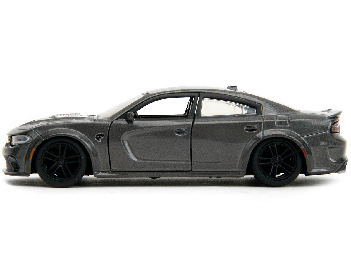 2021 Dodge Charger SRT Hellcat Gray Metallic "Fast X" (2023) Movie "Fast & Furious" Series 1/32 Diecast Model Car by Jada-0