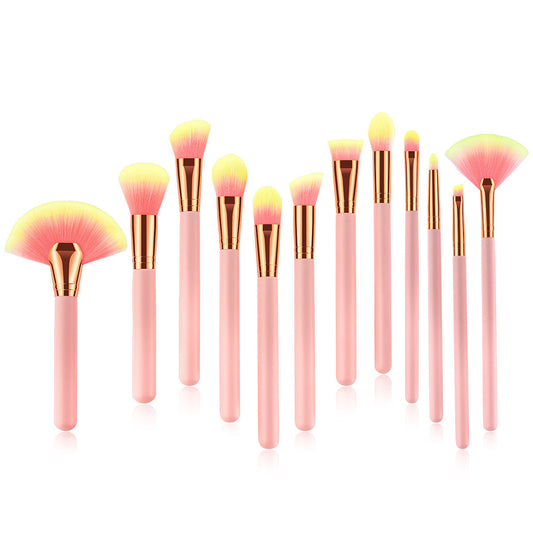12pcs beauty makeup brushes LadyShow.Store