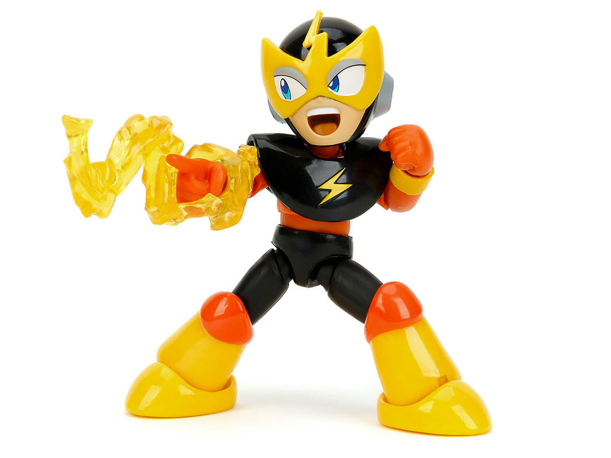 Elec Man 4.5" Moveable Figure with Accessories and Alternate Head and Hands "Mega Man" (1987) Video Game Model by Jada Jada