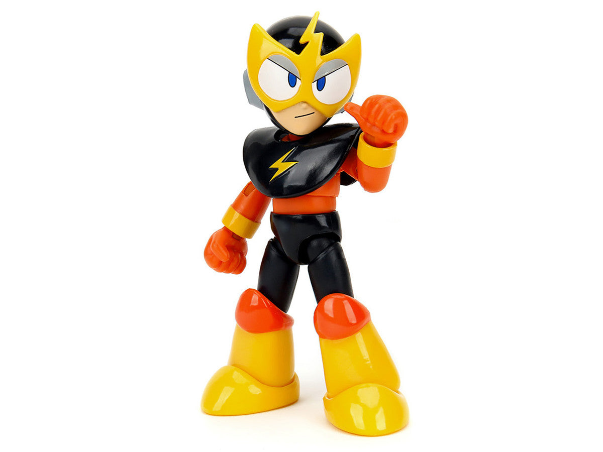 Elec Man 4.5" Moveable Figure with Accessories and Alternate Head and Hands "Mega Man" (1987) Video Game Model by Jada Jada
