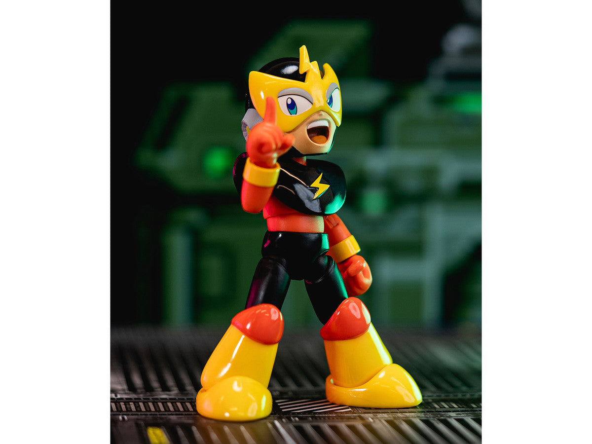 Elec Man 4.5" Moveable Figure with Accessories and Alternate Head and Hands "Mega Man" (1987) Video Game Model by Jada Jada