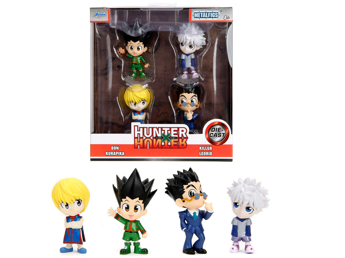 Set of 4 Diecast Figures "Hunter × Hunter" (2011-2014) TV Series "Metalfigs" Series Diecast Models by Jada Jada