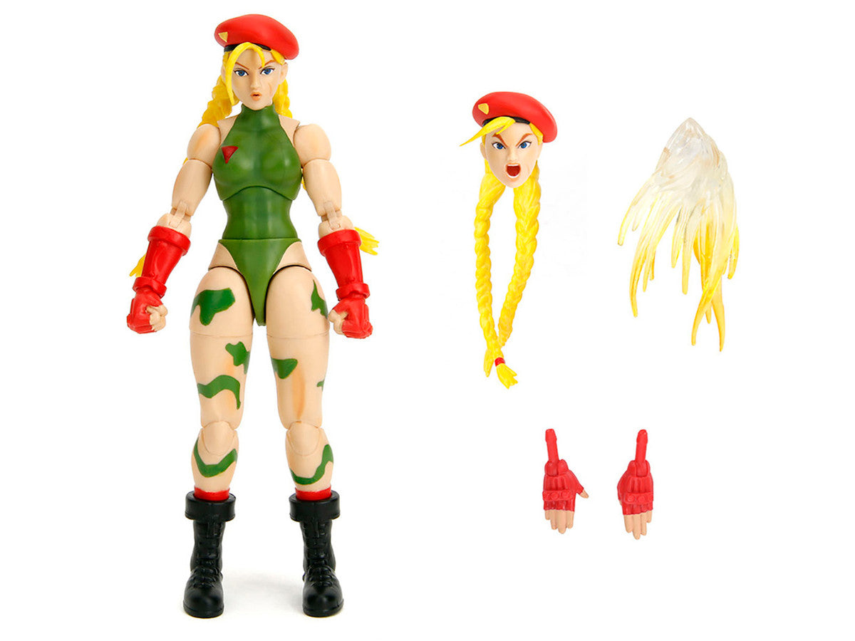 Cammy 6" Moveable Figure with Accessories and Alternate Head and Hands "Ultra Street Fighter II: The Final Challengers" (2017) Video Game Model by Jada-1
