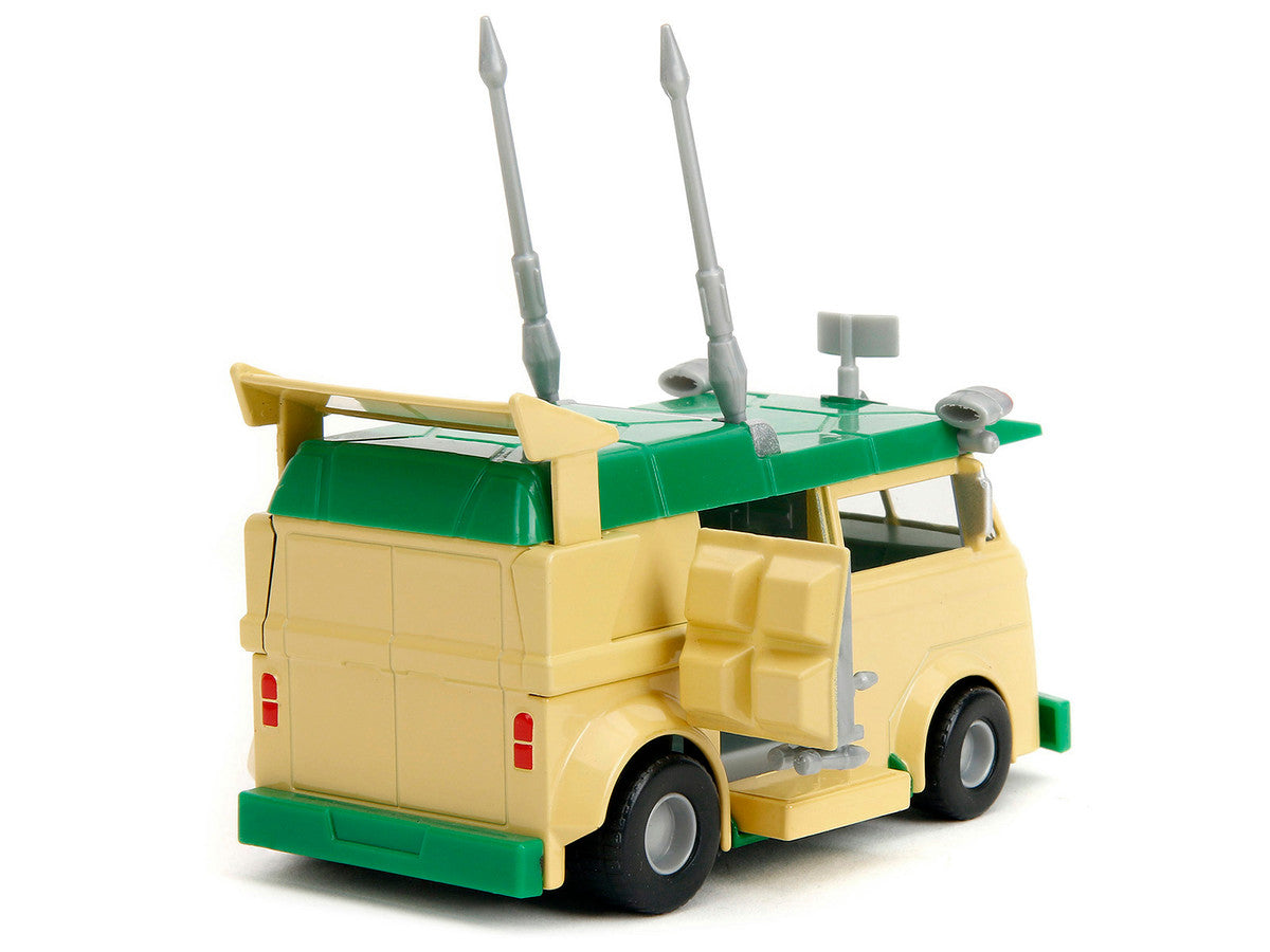 Party Wagon Green and Beige "Teenage Mutant Ninja Turtles" "Hollywood Rides" Series Diecast Model Car by Jada Jada