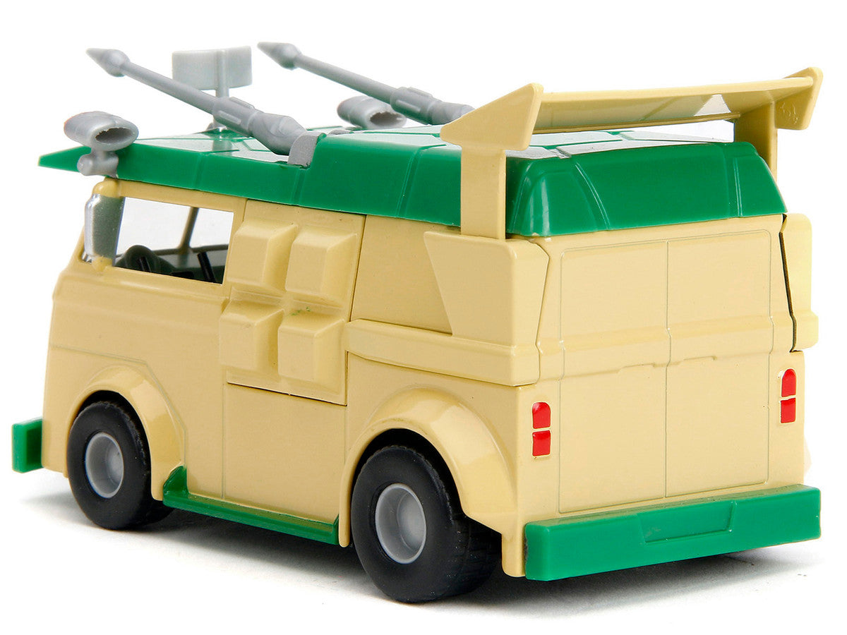 Party Wagon Green and Beige "Teenage Mutant Ninja Turtles" "Hollywood Rides" Series Diecast Model Car by Jada Jada