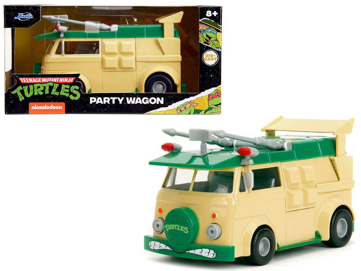 Party Wagon Green and Beige "Teenage Mutant Ninja Turtles" "Hollywood Rides" Series Diecast Model Car by Jada Jada
