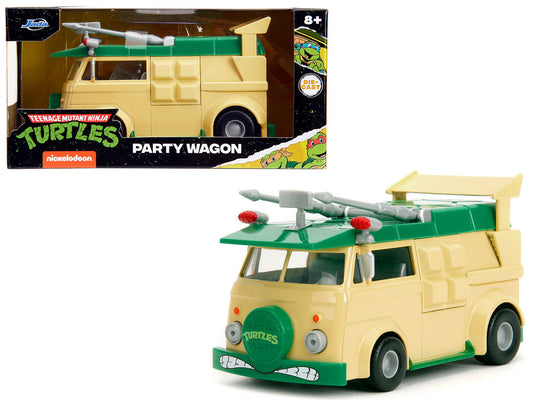 Party Wagon Green and Beige "Teenage Mutant Ninja Turtles" "Hollywood Rides" Series Diecast Model Car by Jada Jada