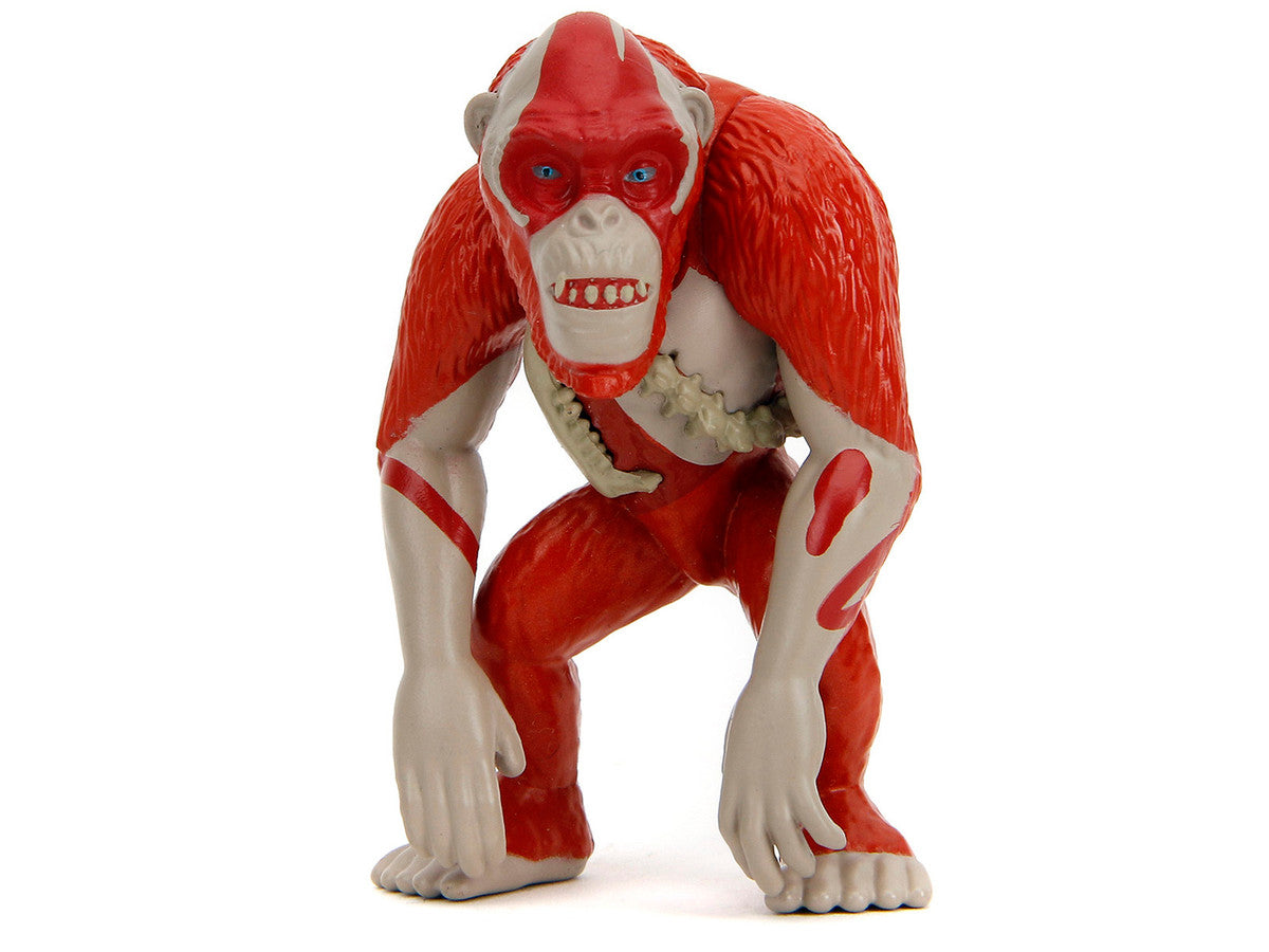 Set of 4 Diecast Figures "Godzilla x Kong: The New Empire" (2024) Movie "Metalfigs" Series Diecast Models by Jada Jada