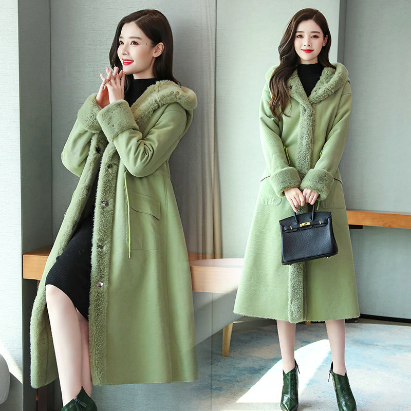 Winter Cotton-padded Jacket Fur Coat Women LadyShow.Store
