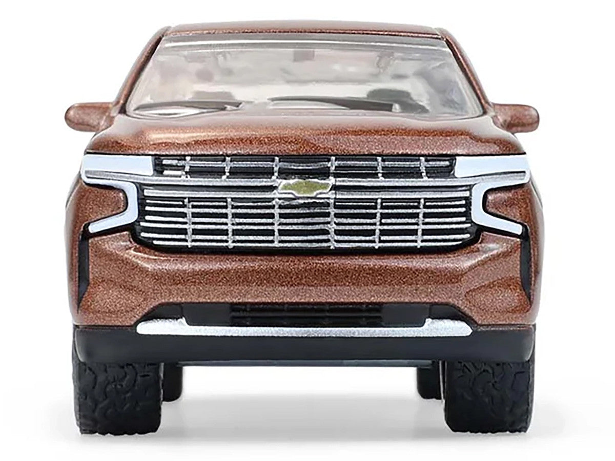 2022 Chevrolet Tahoe Auburn Metallic "Blue Collar Collection" Series 14 1/64 Diecast Model Car by Greenlight Greenlight