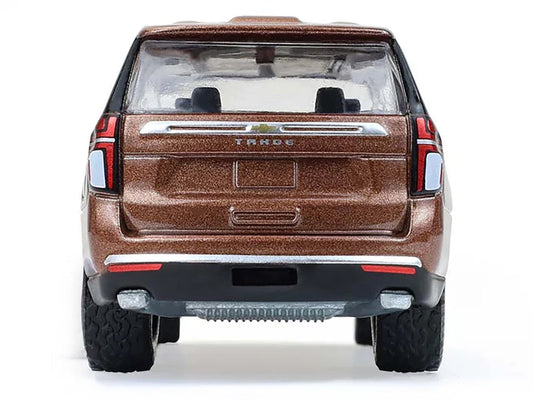 2022 Chevrolet Tahoe Auburn Metallic "Blue Collar Collection" Series 14 1/64 Diecast Model Car by Greenlight Greenlight