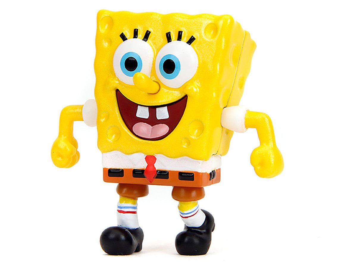 Set of 4 Diecast Figures "SpongeBob SquarePants" (1999-Current) TV Series "Metalfigs" Series Diecast Models by Jada Jada