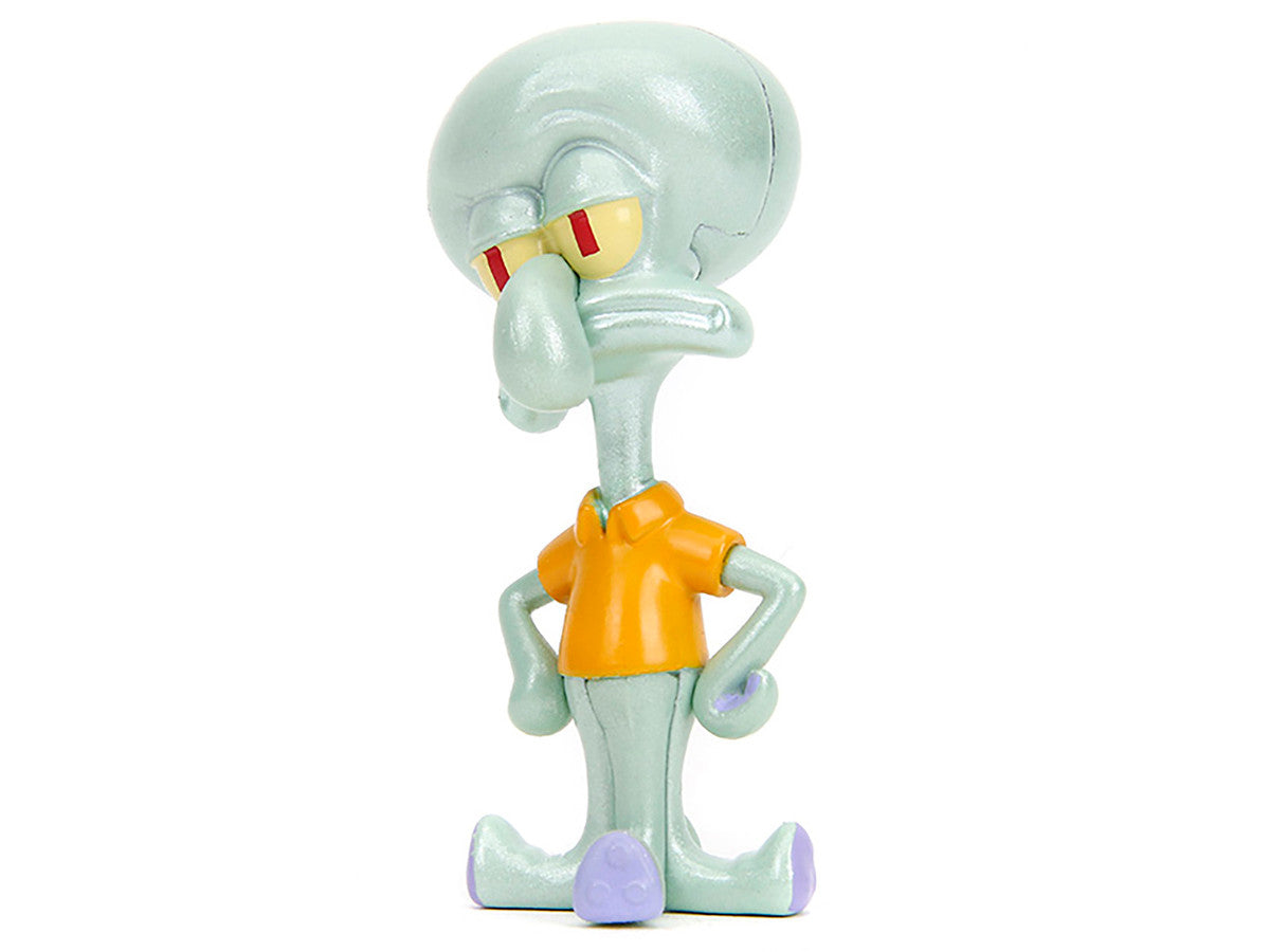 Set of 4 Diecast Figures "SpongeBob SquarePants" (1999-Current) TV Series "Metalfigs" Series Diecast Models by Jada Jada
