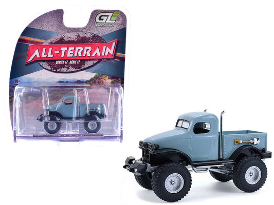 1941 Military Half Ton 4x4 Truck Slate Blue "All Terrain" Series 17 1/64 Diecast Model Car by Greenlight Greenlight