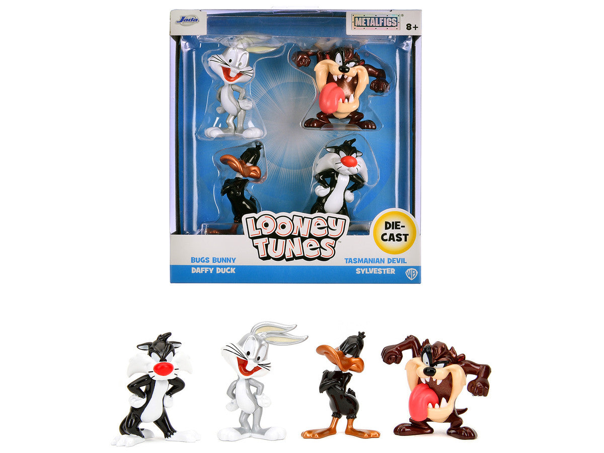 Set of 4 Diecast Figures "Looney Tunes" "Metalfigs" Series Diecast Models by Jada Jada
