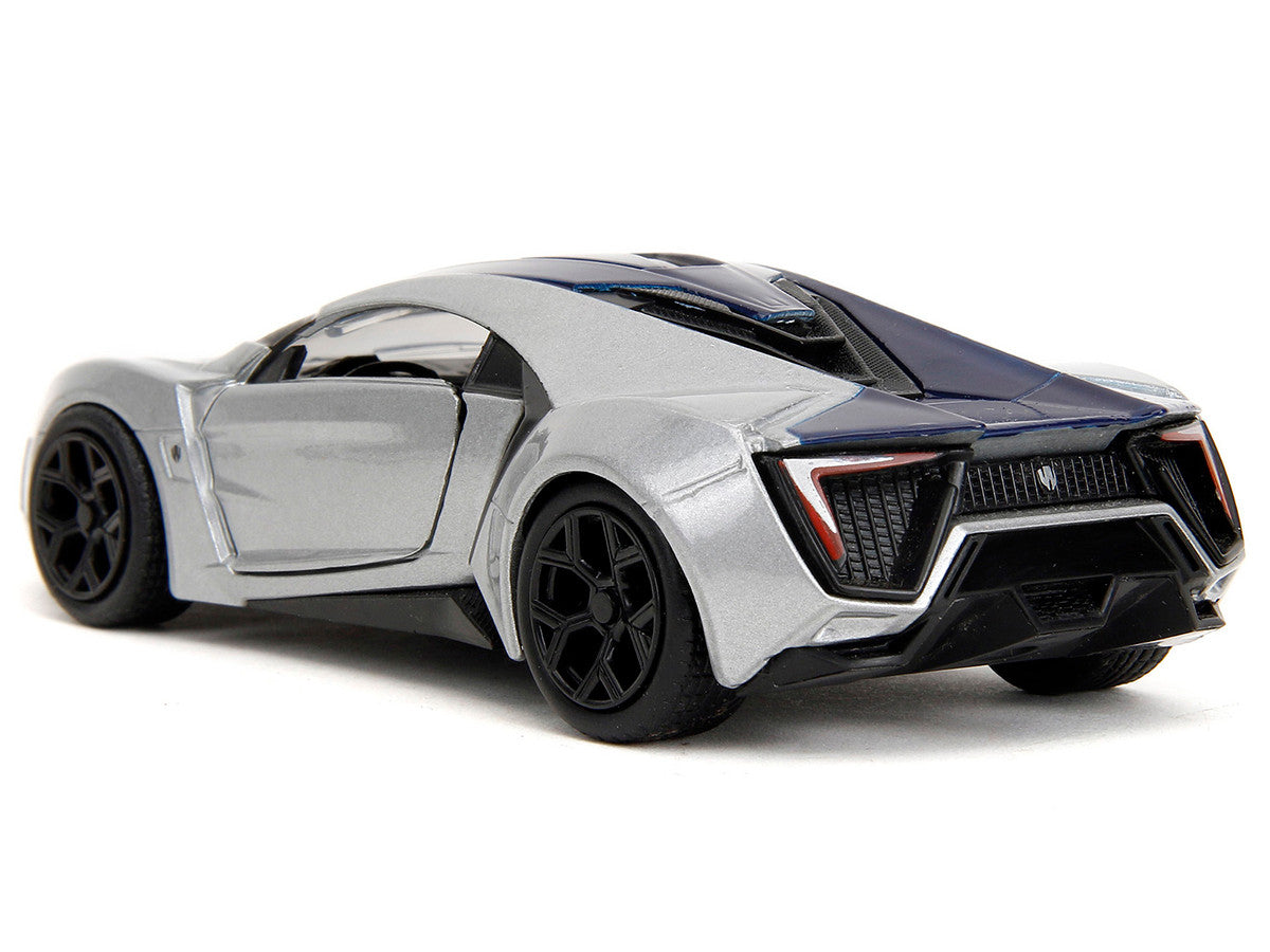 Lykan Hypersport Silver Metallic and Purple "Pink Slips" Series 1/32 Diecast Model Car by Jada Jada