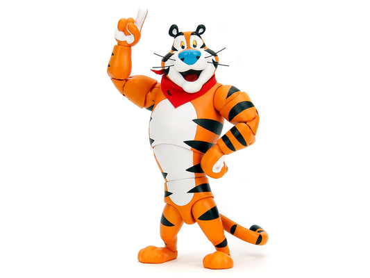 Tony the Tiger 6.75" Moveable Figure with Alternate Hands and Accessories "Kellogg's Frosted Flakes" Model by Jada Jada