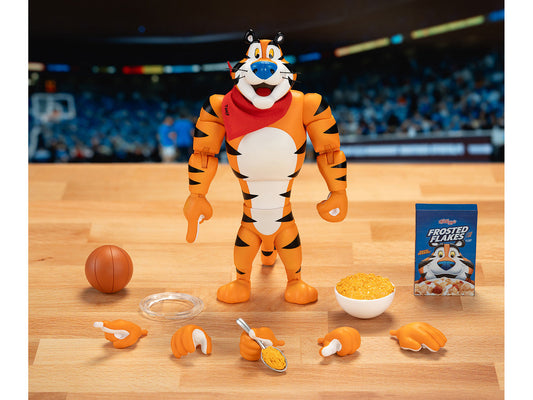 Tony the Tiger 6.75" Moveable Figure with Alternate Hands and Accessories "Kellogg's Frosted Flakes" Model by Jada Jada