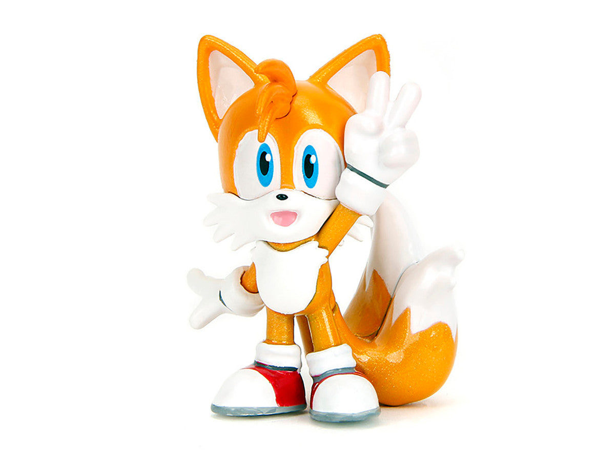 Set of 4 Diecast Figures "Sonic the Hedgehog" Video Game "Metalfigs" Series Diecast Models by Jada Jada
