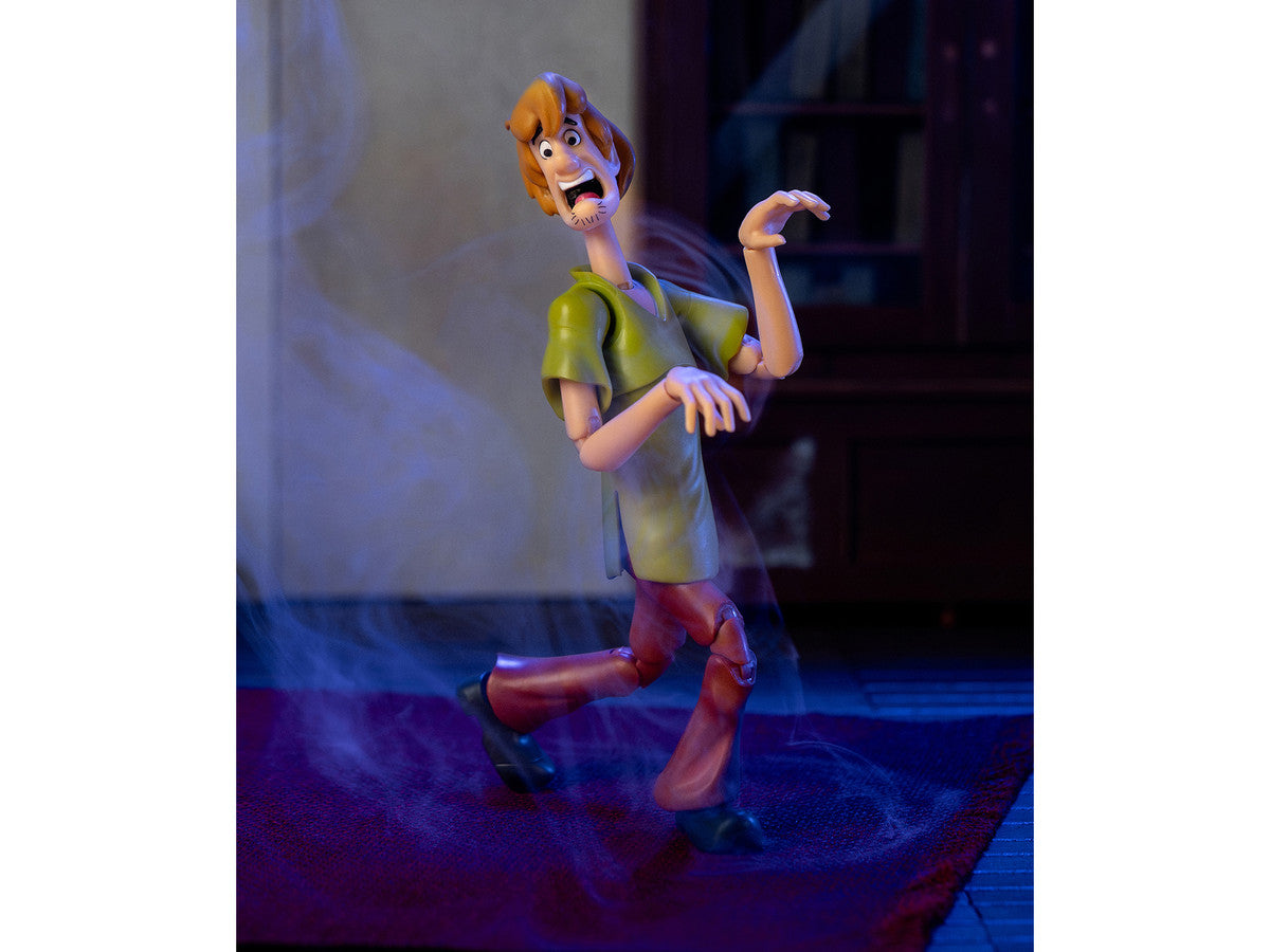 Shaggy Rogers 6.5" Moveable Figure with Accessories and Alternate Head and Hands "Scooby-Doo!" Franchise Model by Jada Jada