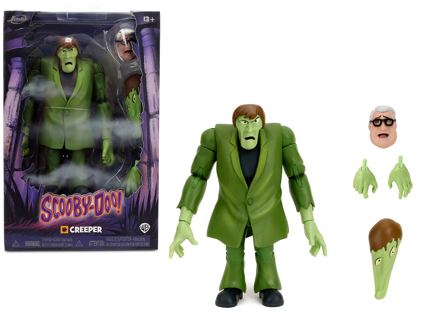 Creeper 6" Moveable Figure with Accessories and Alternate Head and Hands "Scooby-Doo!" Franchise Model by Jada