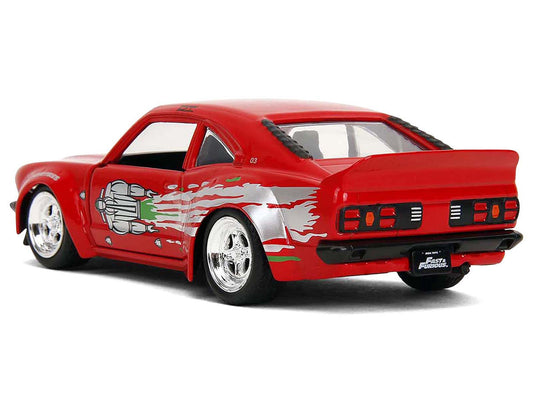 1974 Mazda RX-3 Red with Graphics "Fast & Furious" Series 1/32 Diecast Model Car by Jada Jada