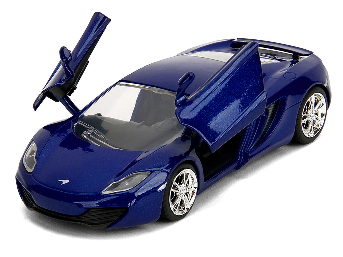 McLaren MP4.12C Blue Metallic "Furious 7" (2015) Movie "Fast & Furious" Series 1/32 Diecast Model Car by Jada Jada