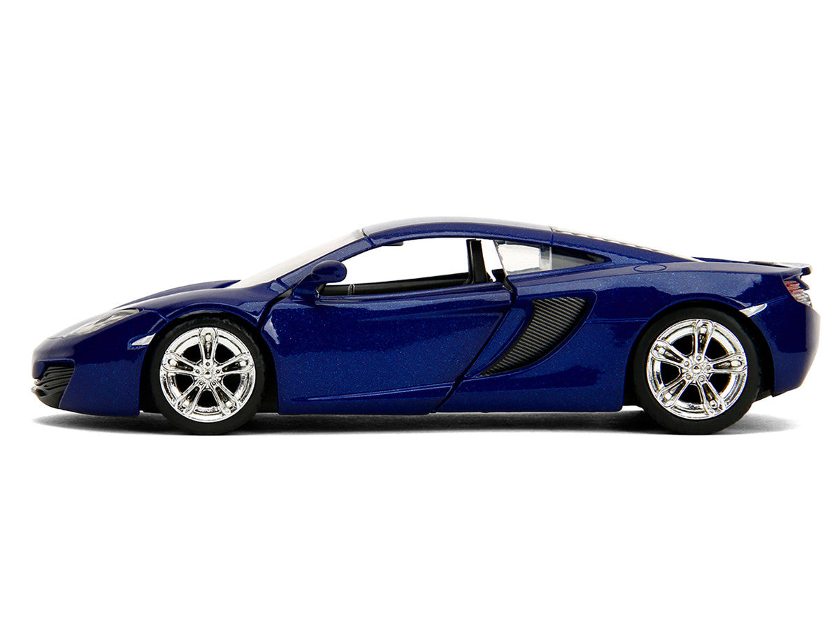 McLaren MP4.12C Blue Metallic "Furious 7" (2015) Movie "Fast & Furious" Series 1/32 Diecast Model Car by Jada Jada