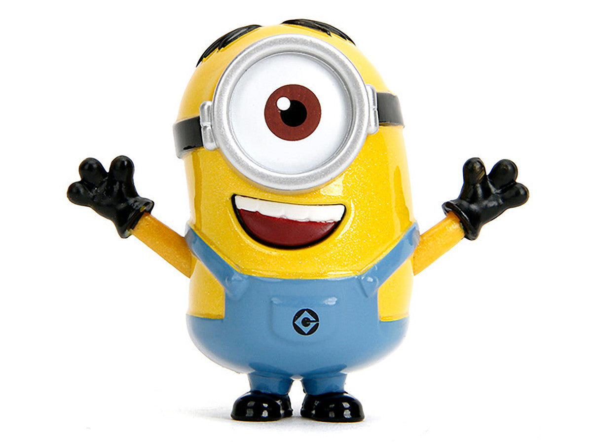 Set of 4 Diecast Figures "Minions" (2015) Movie "Metalfigs" Series Diecast Models by Jada Jada